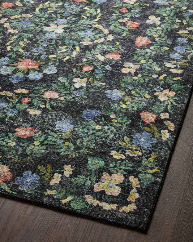 Rifle Paper Co x Loloi Palais Rug - Windsor Black