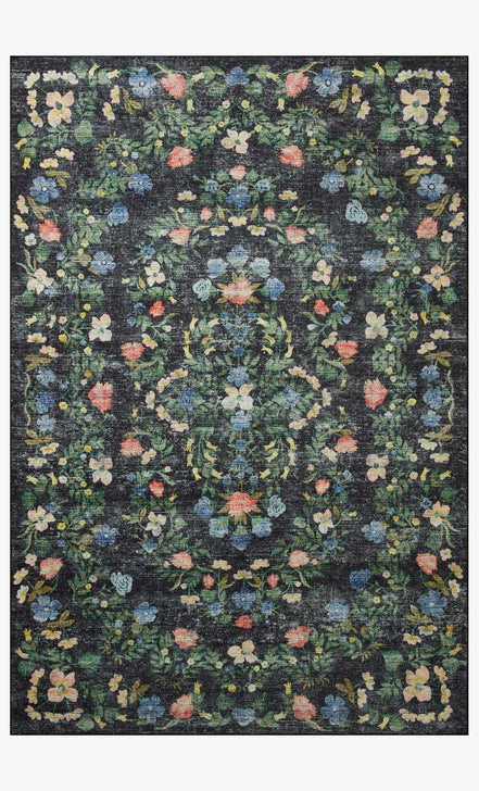 Rifle Paper Co x Loloi Palais Rug - Windsor Black