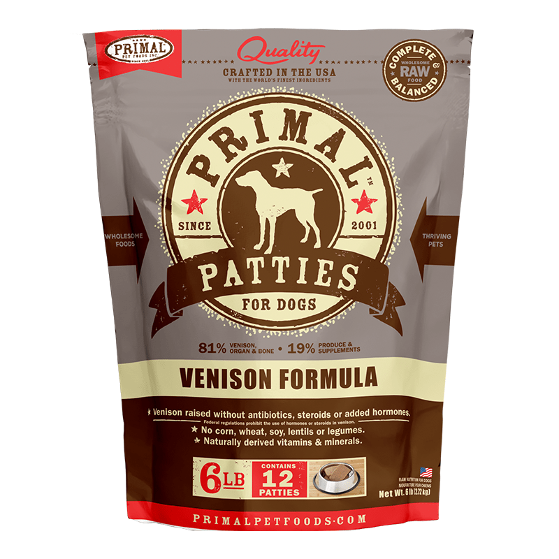 Primal Raw Frozen Venison Formula For Dogs
