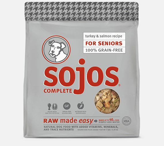Sojos Complete Senior Food Turkey & Salmon Recipe
