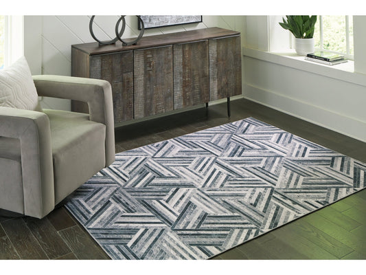 Adalock Gray/Cream 5' x 7' Rug