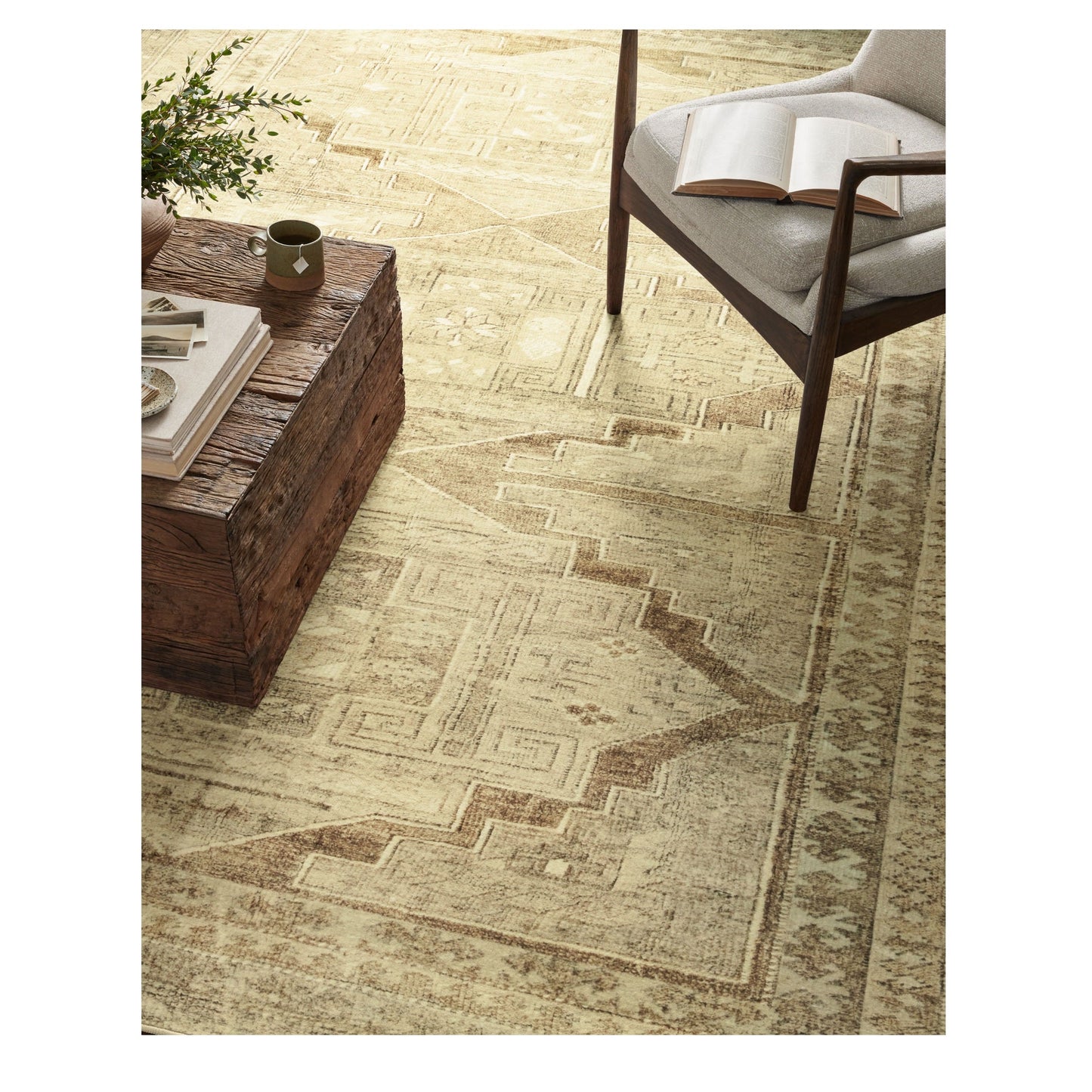 Sinclair Khaki Tobacco Rug
