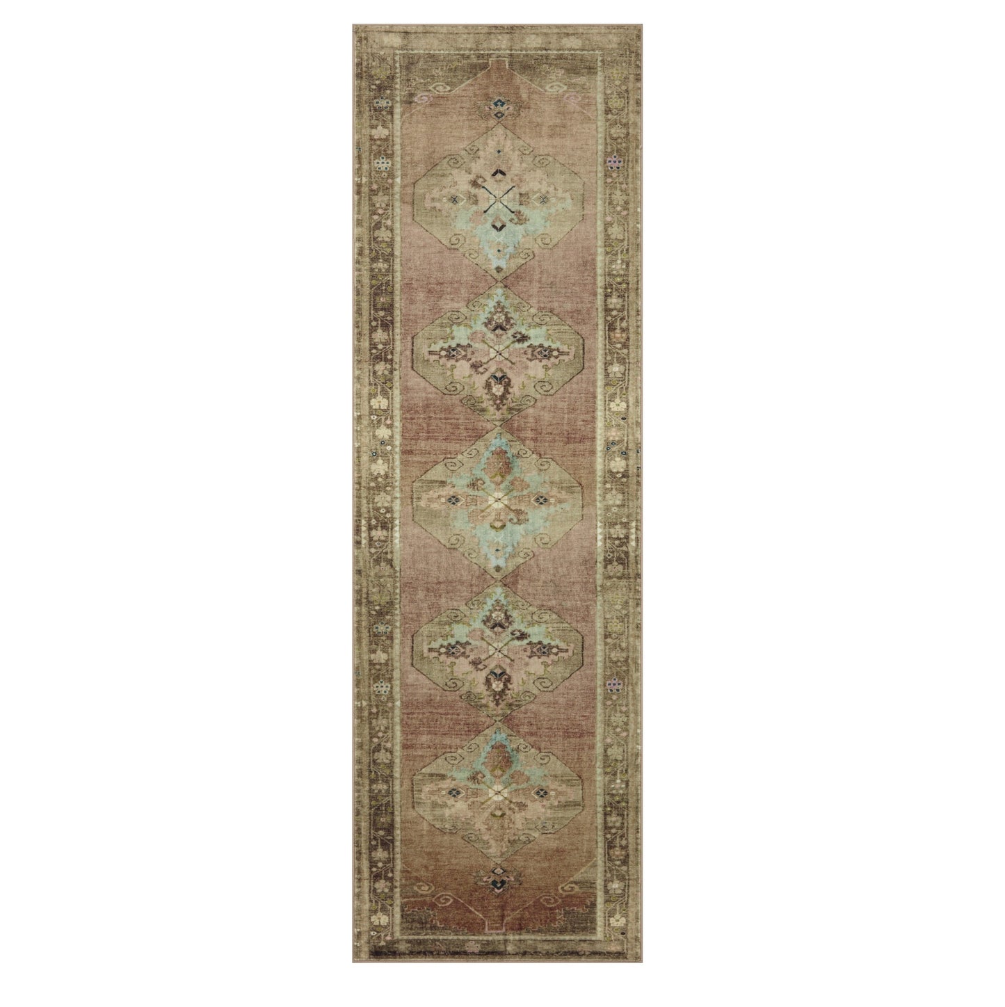 Sinclair Clay Tobacco Rug runner