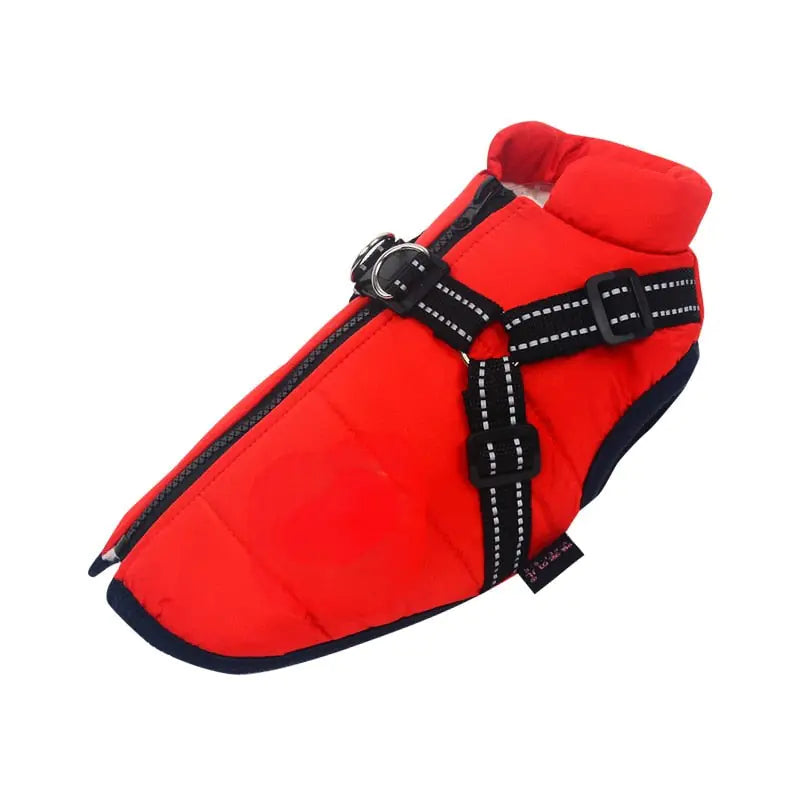Winter Dog Jacket Red