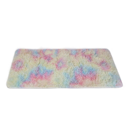 Anti-Skid Soft Fluffy Rainbow Rug Rugs Living and Home