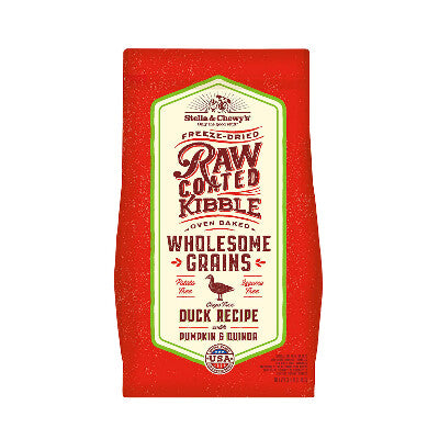 Stella & Chewy's - Wholesome Grain Raw Coated Duck Dry Dog Food