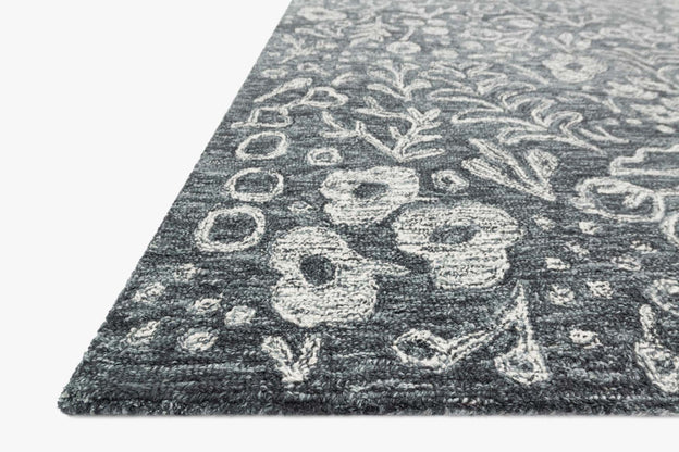 Rifle Paper Co x Loloi Tapestry Rug - Charcoal (Final Sale)