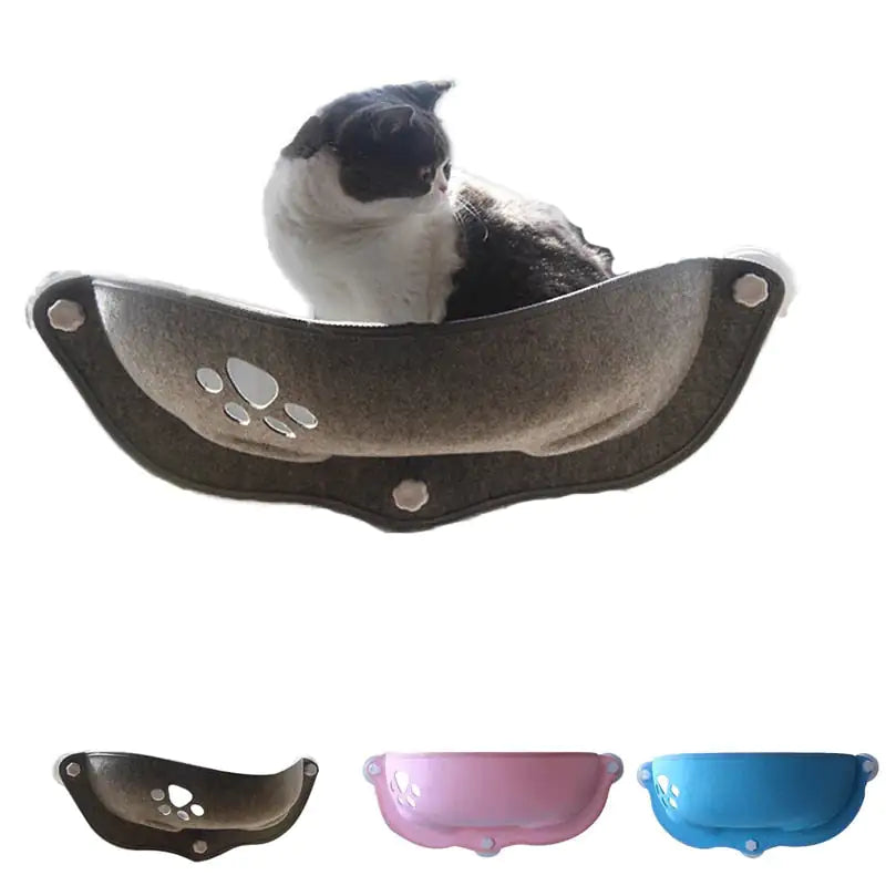 Cat Window Hammock Blue L