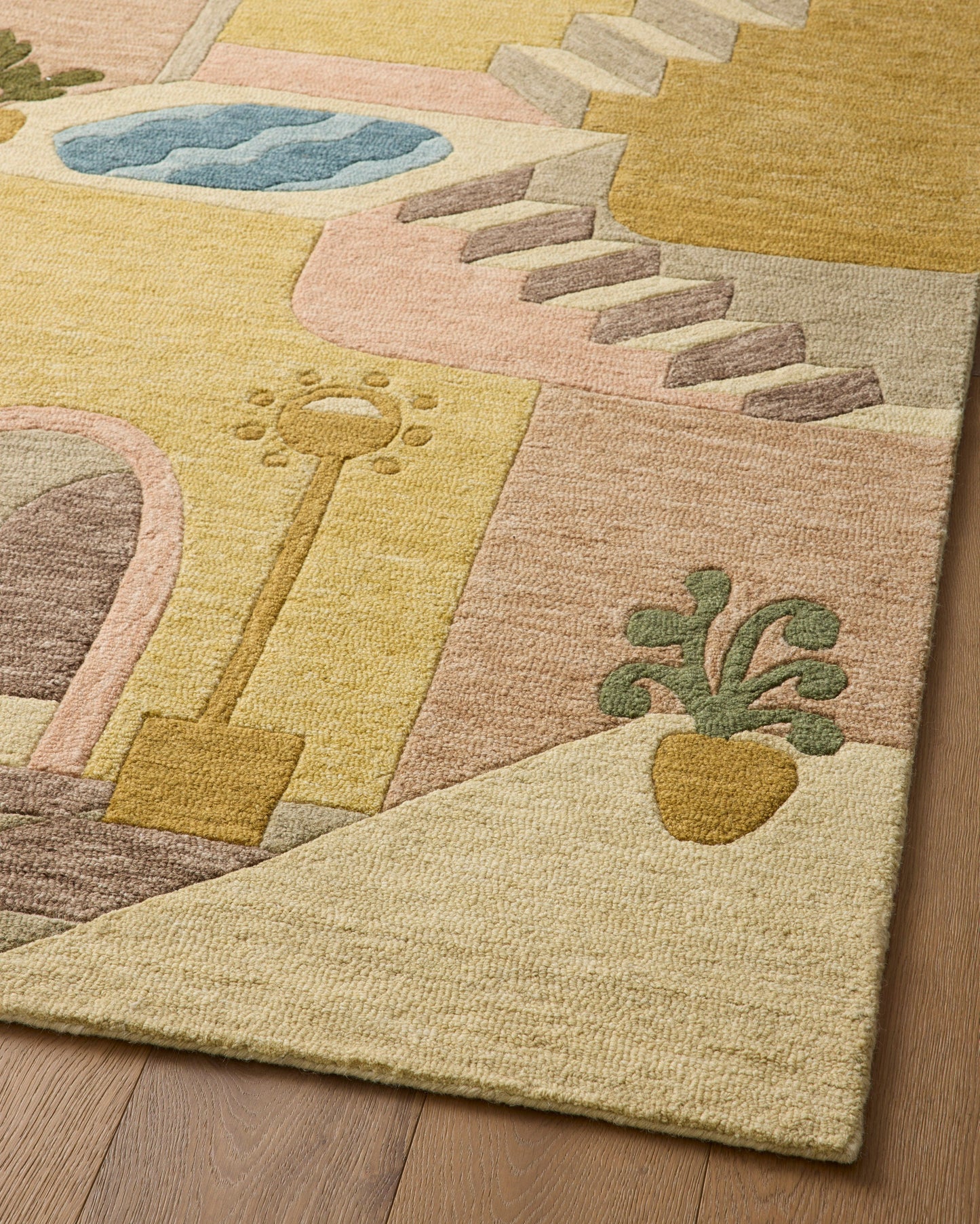 Villagio Rug in Gold by Justina Blakeney® X Loloi