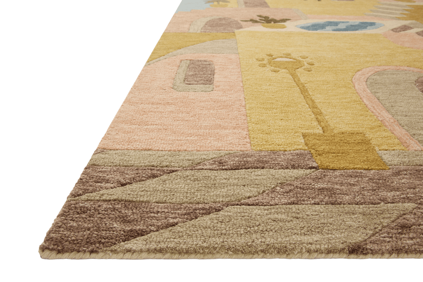 Villagio Rug in Gold by Justina Blakeney® X Loloi