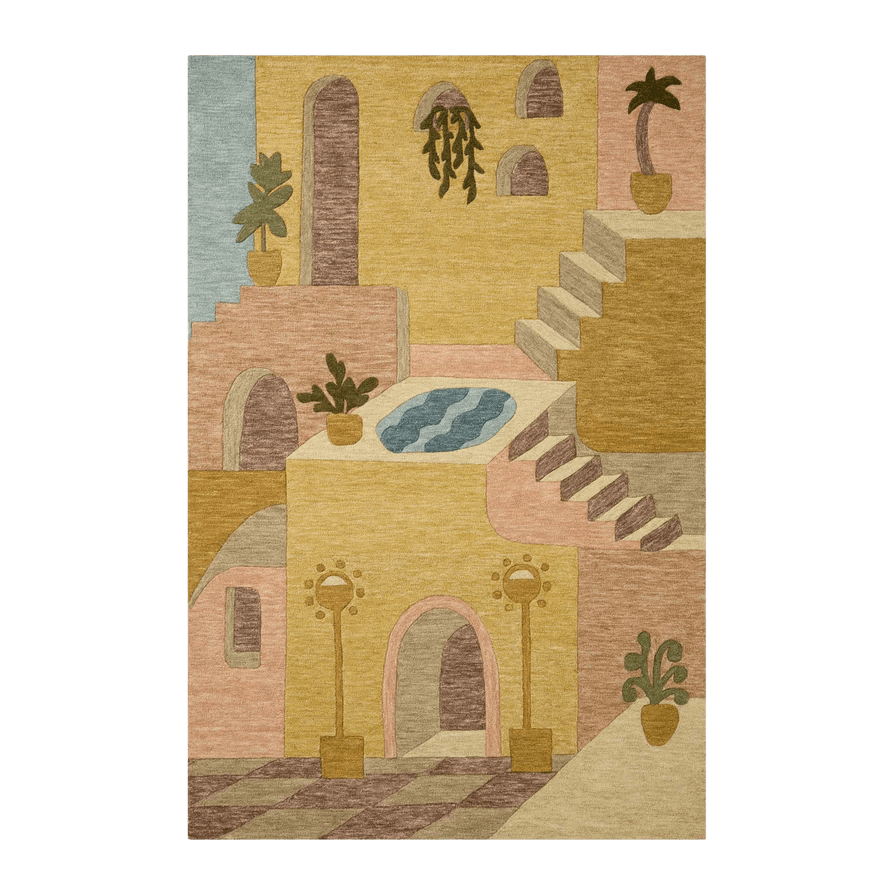 Villagio Rug in Gold by Justina Blakeney® X Loloi