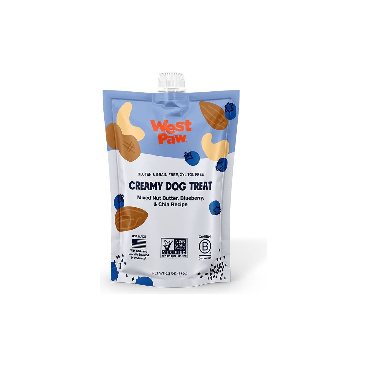 West Paw Creamy Dog Treats 6.2 oz