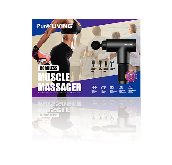 PURE LIVING Muscle Massager Cordless