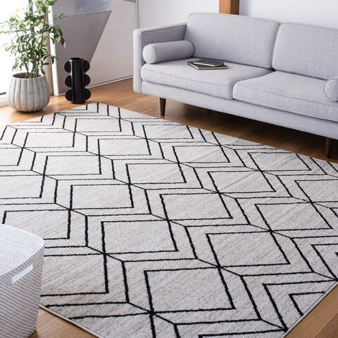 Renner Ivory & Black Area Rug