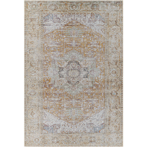 Amelie Rug - AML2367 - Mustard/Gray