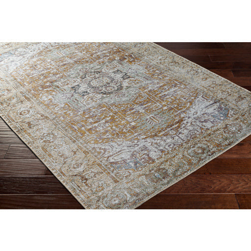 Amelie Rug - AML2367 - Mustard/Gray