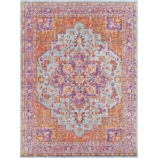 Antioch Purple Multi Persian Design Area Rug - Available in a Variety of Sizes