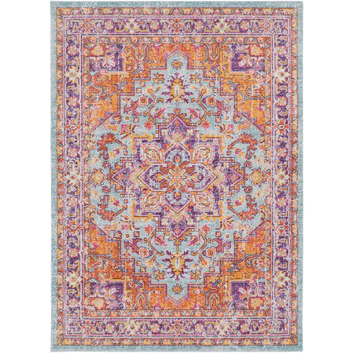 Antioch Purple Multi Persian Design Area Rug - Available in a Variety of Sizes
