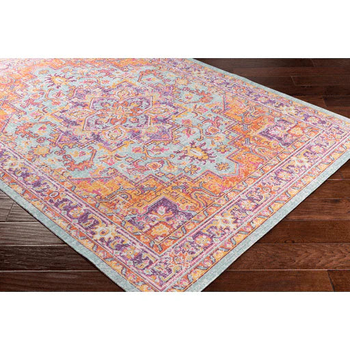 Antioch Purple Multi Persian Design Area Rug - Available in a Variety of Sizes