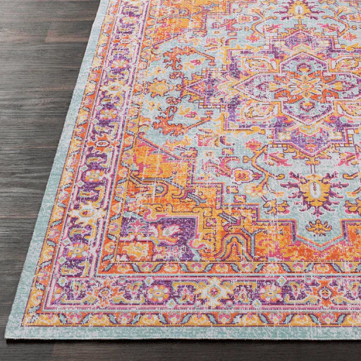 Antioch Purple Multi Persian Design Area Rug - Available in a Variety of Sizes