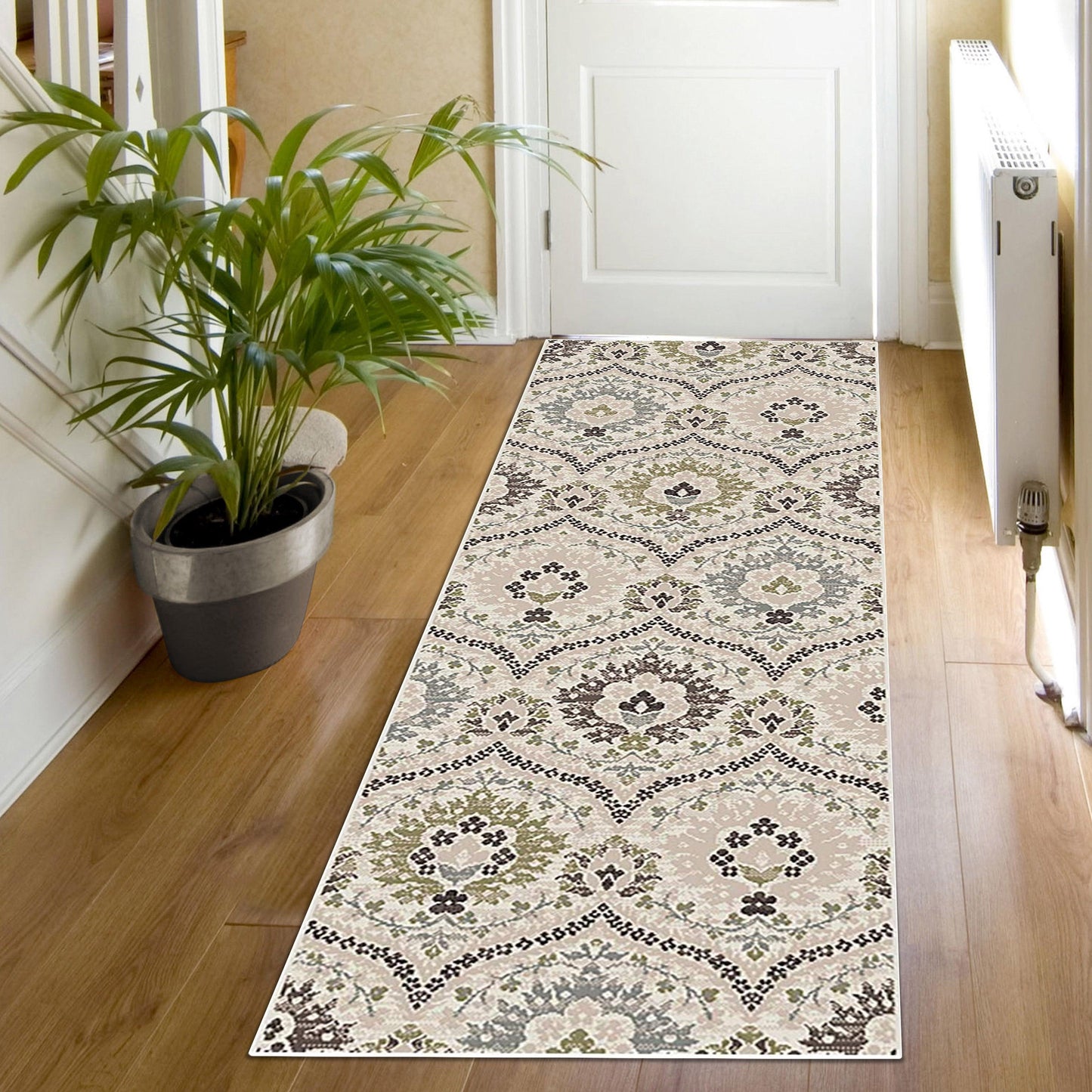 Augusta Modern Floral Cabin Setting Rug FredCo