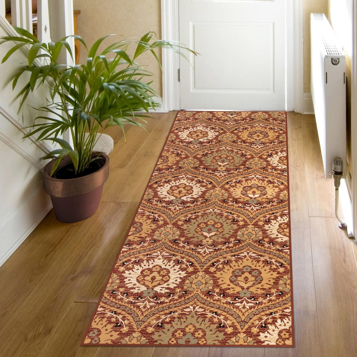 Augusta Modern Floral Cabin Setting Rug FredCo