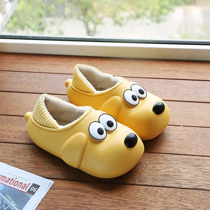 Cute Dog Winter Slippers