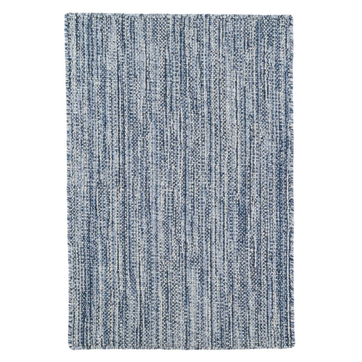 Bella Navy Woven Wool Rug