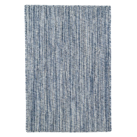 Bella Navy Woven Wool Rug