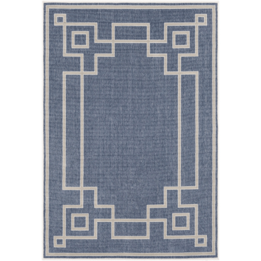 Blue Alfresco Indoor/Outdoor Area Rug - Available in a Variety of Sizes