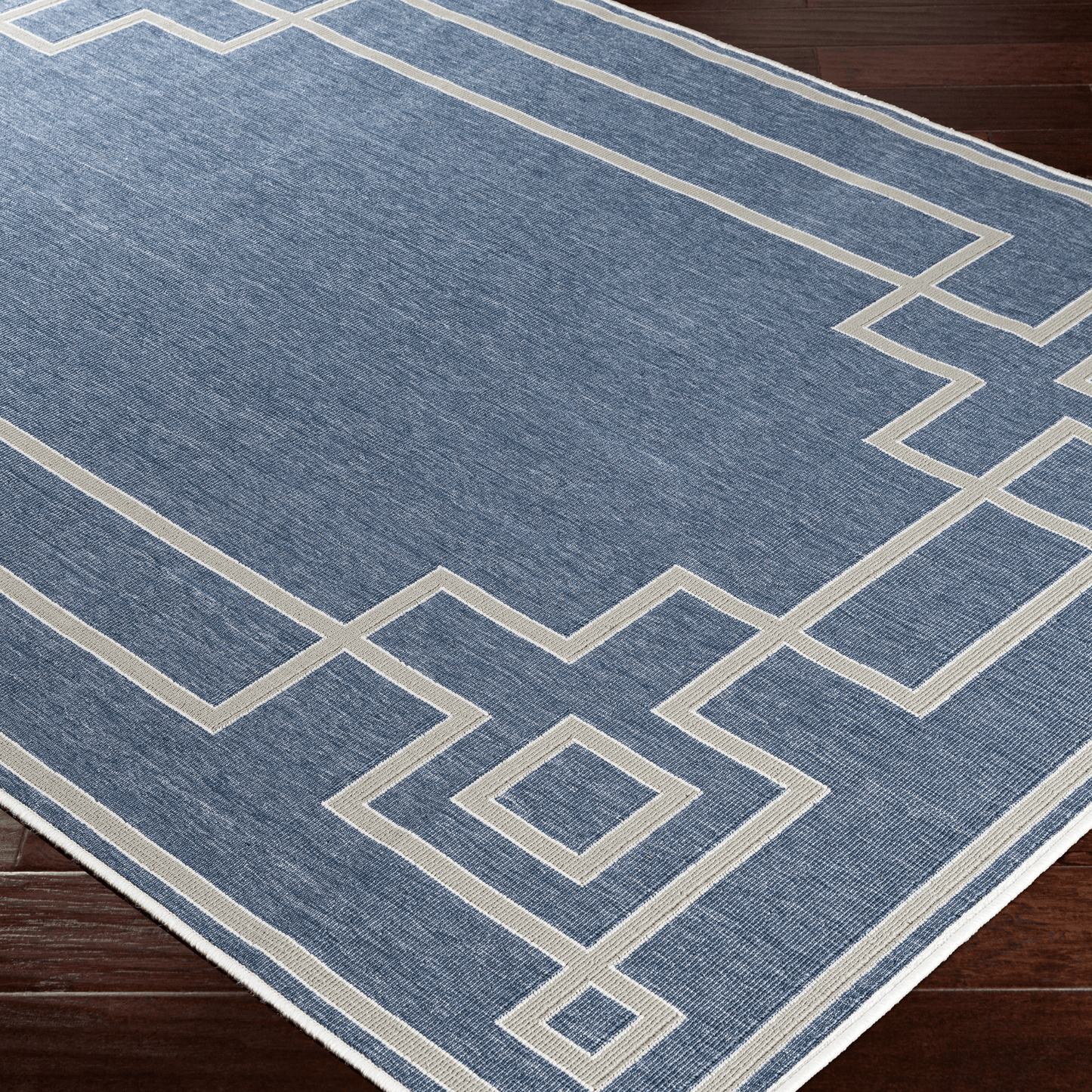 Blue Alfresco Indoor/Outdoor Area Rug - Available in a Variety of Sizes