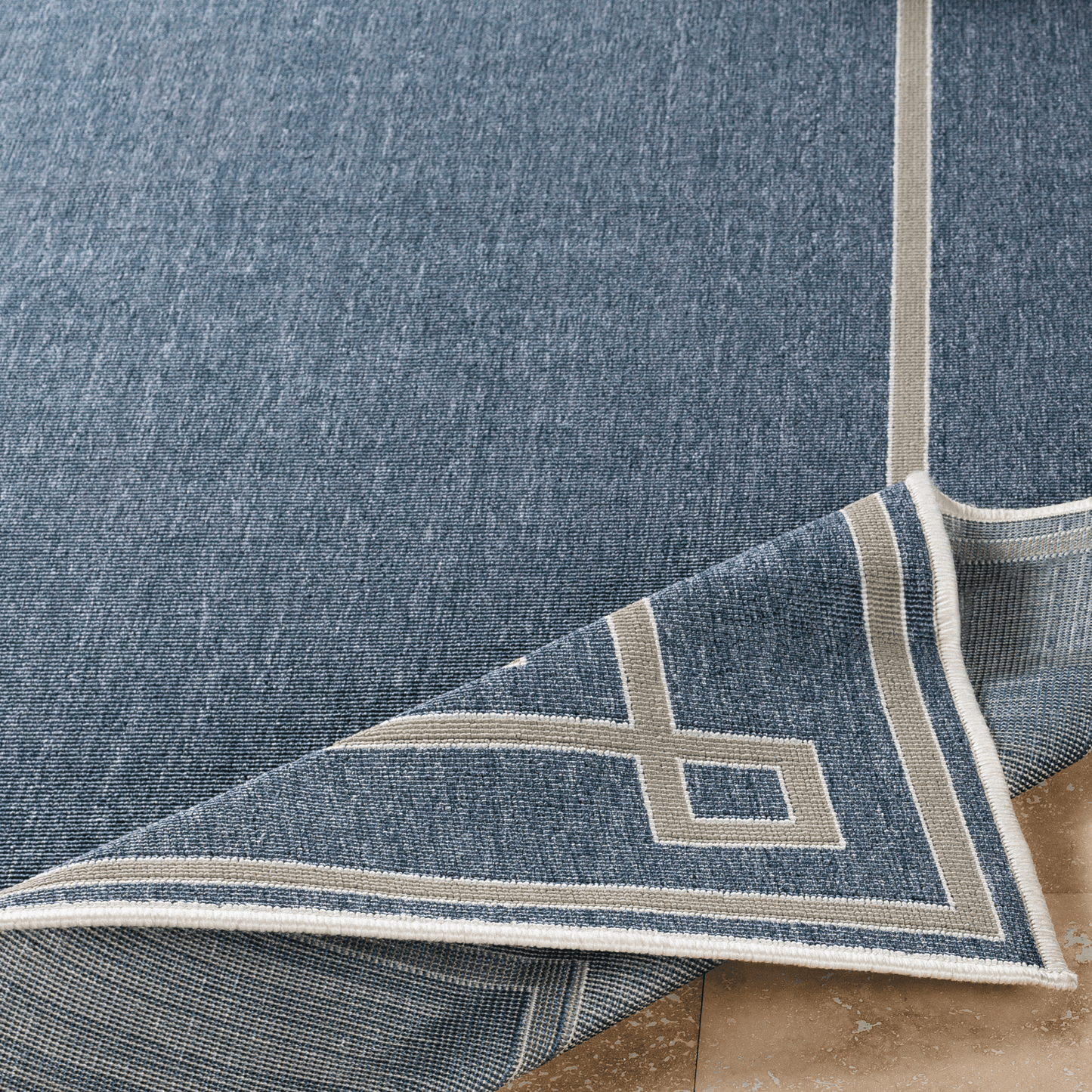 Blue Alfresco Indoor/Outdoor Area Rug - Available in a Variety of Sizes