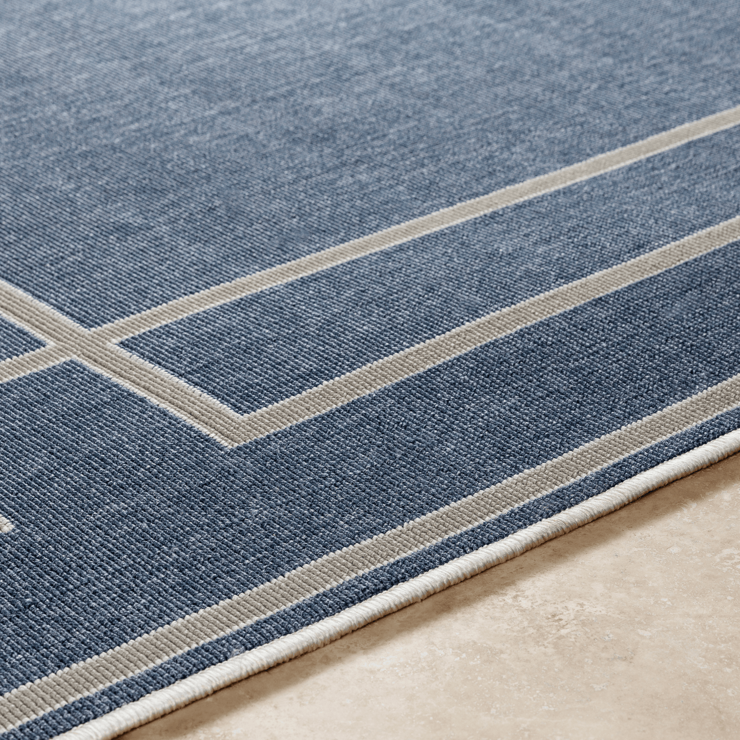 Blue Alfresco Indoor/Outdoor Area Rug - Available in a Variety of Sizes