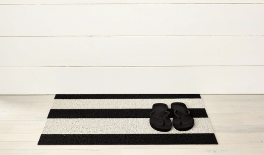 Bold Stripe Shag Rug