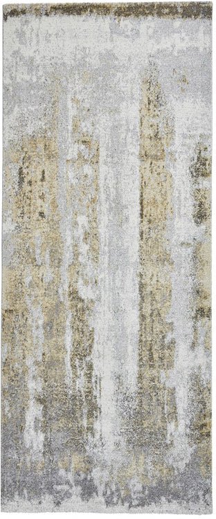 Brooklyn 8595 - Ivory Yellow Ruuner Runner Rug