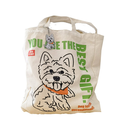 Design Hand Painted Dog Bag