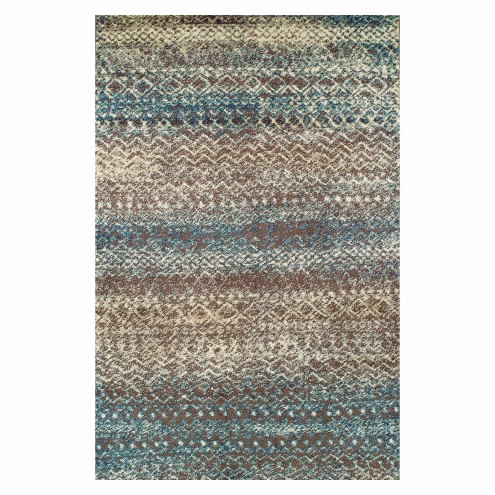 Clairton Rustic Southwestern Moroccan Distressed Area Rug - Taupe/Ivory