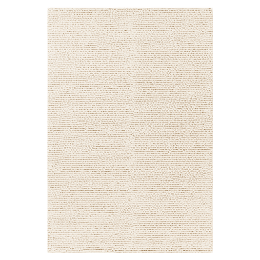 Como Ivory Hand Woven Wool Blend Area Rug - Available in a Variety of Sizes