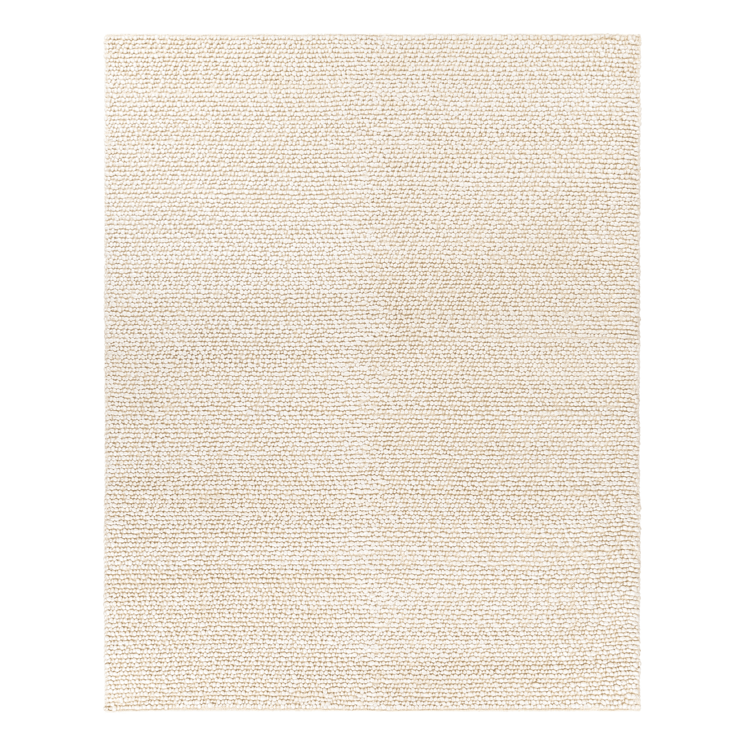 Como Ivory Hand Woven Wool Blend Area Rug - Available in a Variety of Sizes
