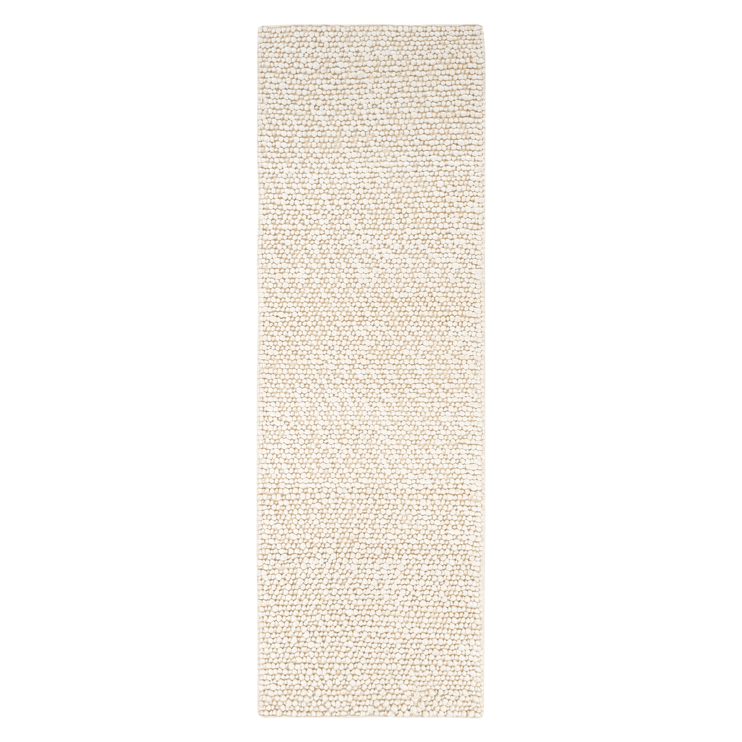 Como Ivory Hand Woven Wool Blend Area Rug - Available in a Variety of Sizes