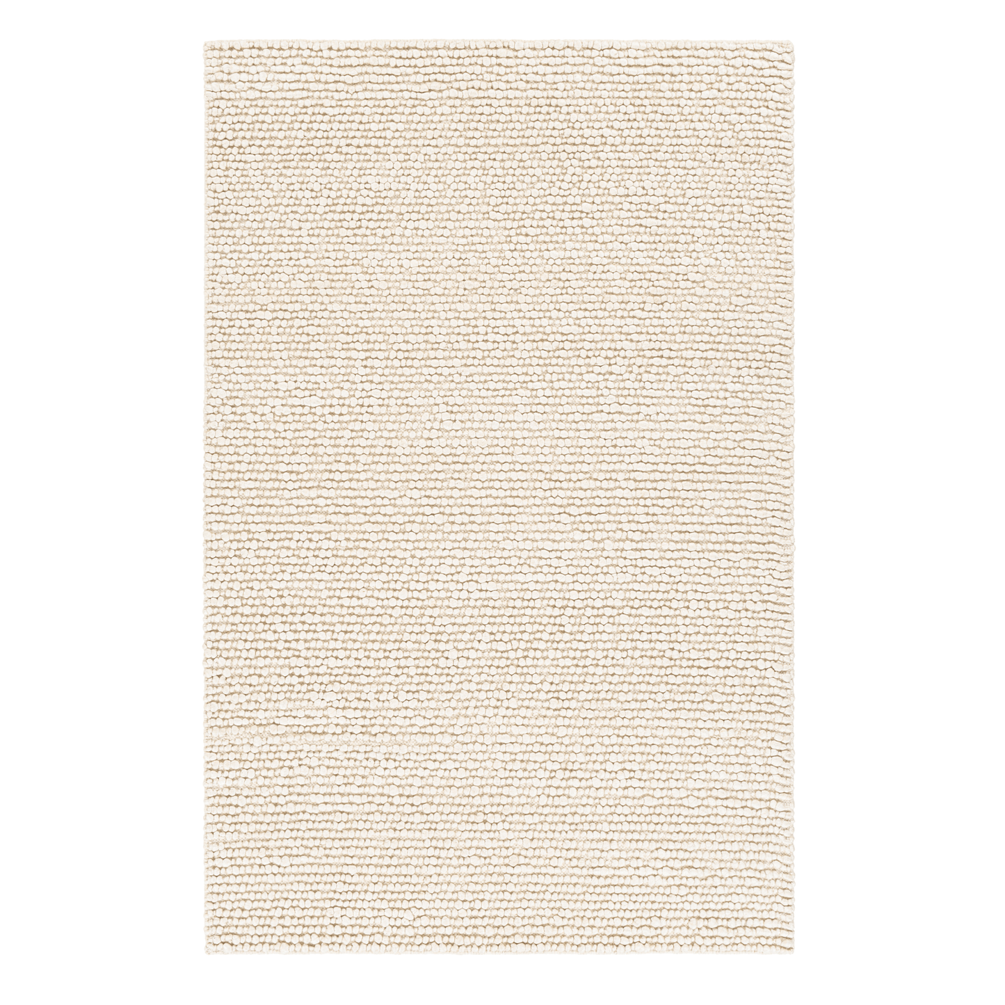 Como Ivory Hand Woven Wool Blend Area Rug - Available in a Variety of Sizes