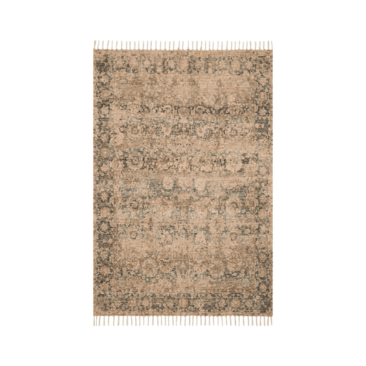 Cornelia Rug in Natural + Teal by Justina Blakeney® X Loloi