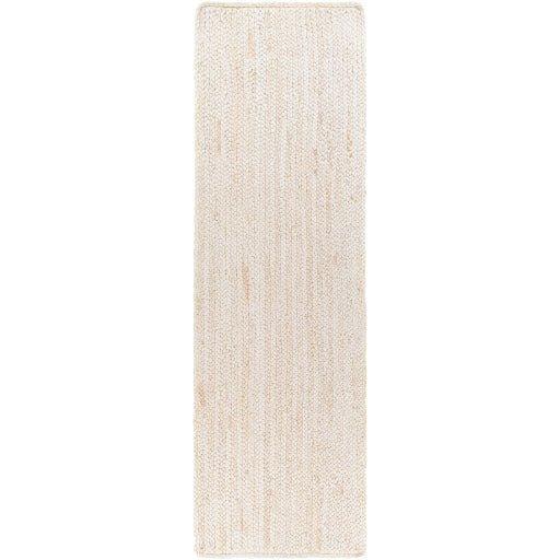 Cream Braided Jute Rug, Available in a Variety of Sizes