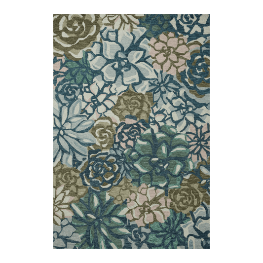 Cura Teal Rug by Justina Blakeney X Loloi