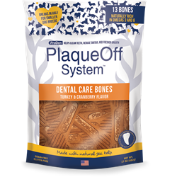ProDen - Plaque Off System Dental Care Bones Turkey & Cranberry Flavour 17oz