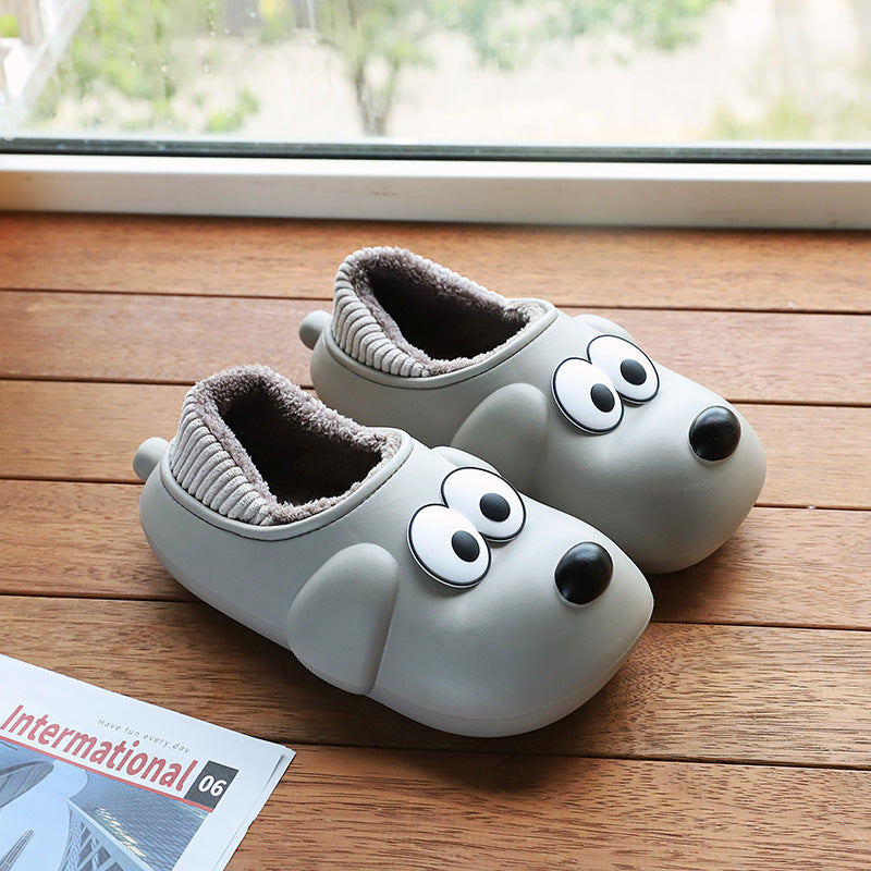 Cute Dog Winter Slippers