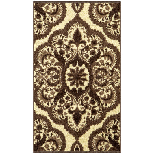 Area Rug Brown 20 x 34 Inches