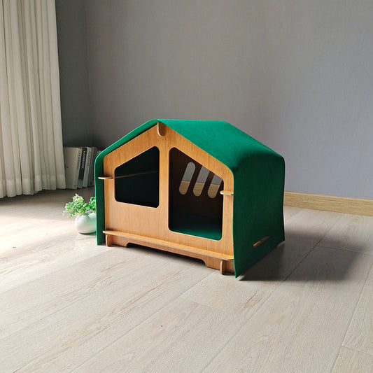 Wooden Cat House