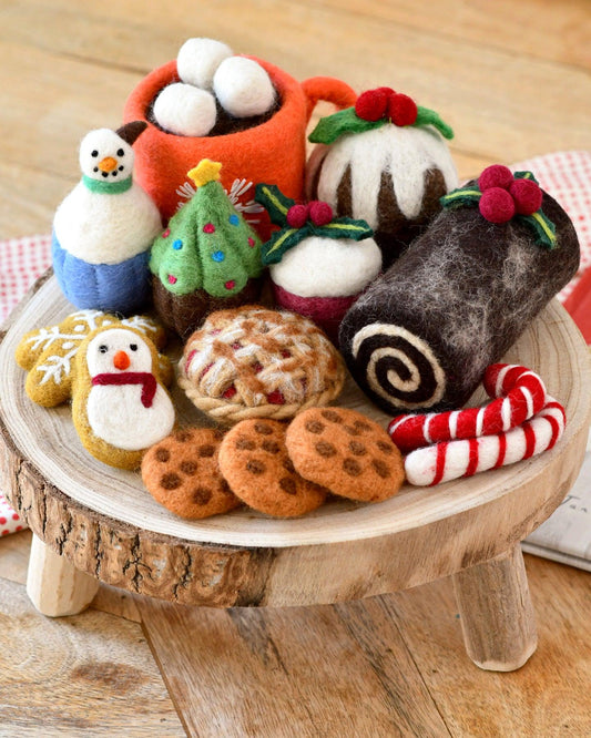 Christmas Felt Play Food Grazing Box (Set B)