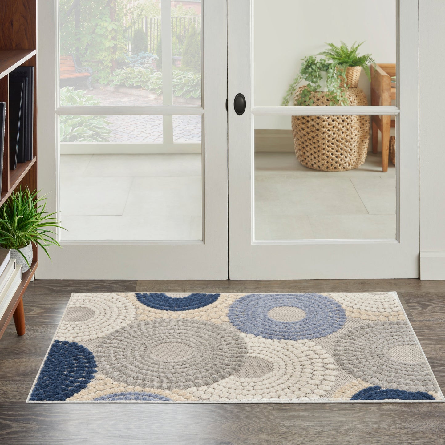 Aloha Area Rug - Blue/Grey